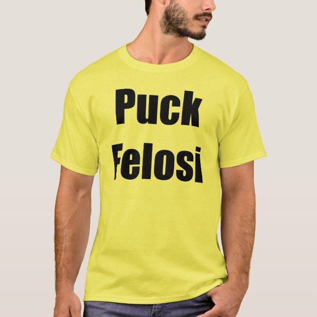 T-shirt Anti Nancy Pelosi - disco Felosi (Frente)