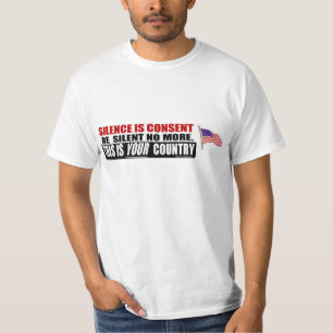 T-shirt anti obama: O silêncio é acordo