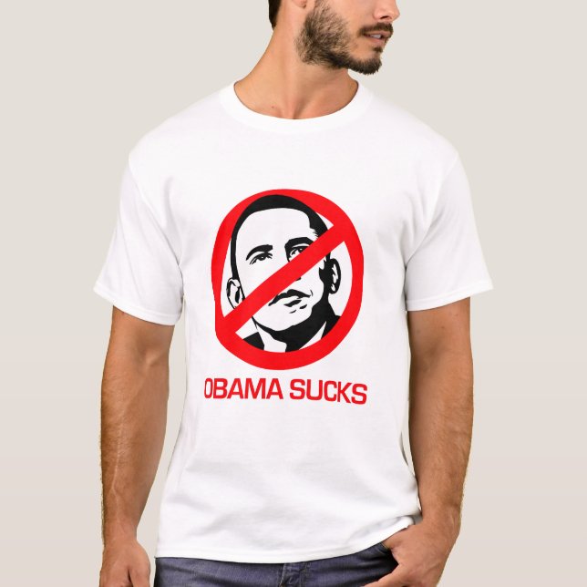 T-shirt Anti-Obama - Obama suga (Frente)