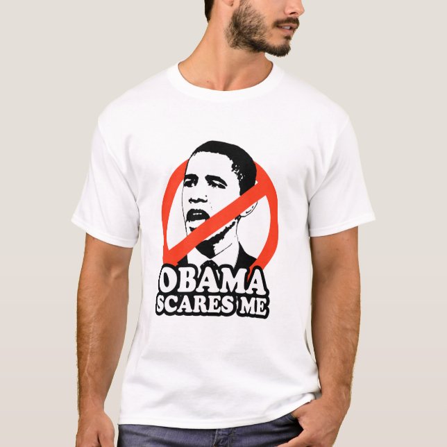 T-SHIRT ANTI-OBAMA/SUSTOS DE OBAMA MIM (Frente)