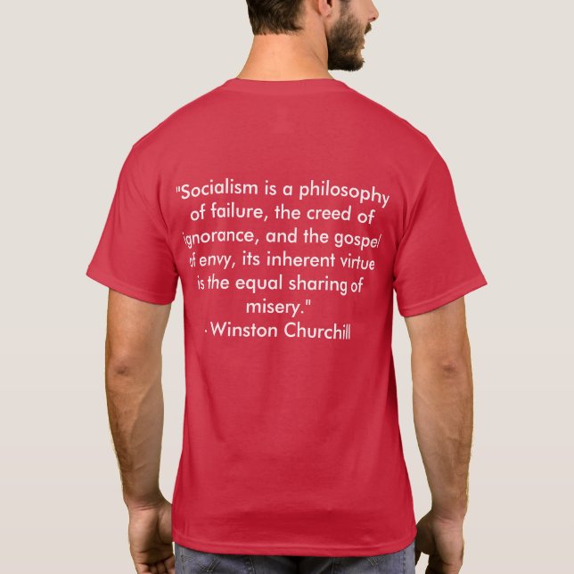 t-shirt Anti-socialista (Verso)