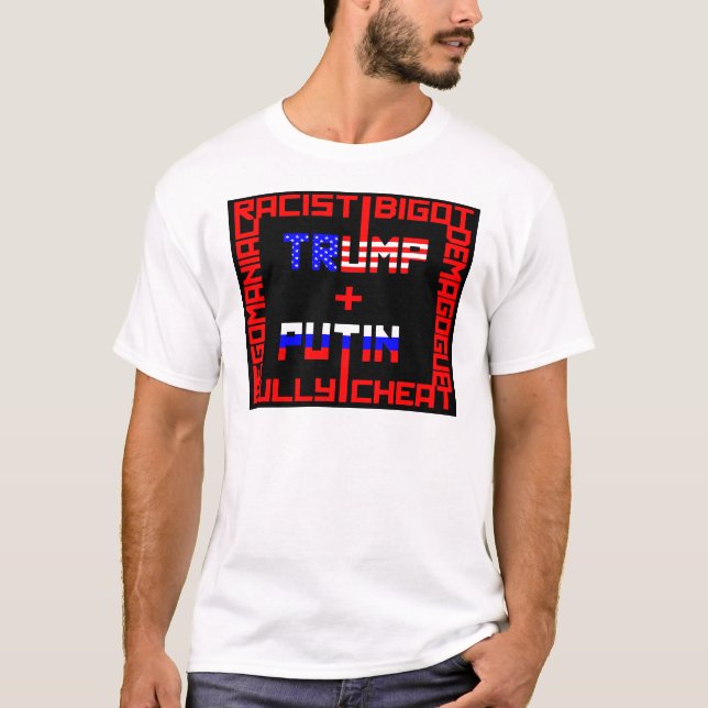 T-shirt Anti Trump+Putin (Frente)