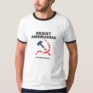 T-shirt Anti trunfo o tshirt da resistência