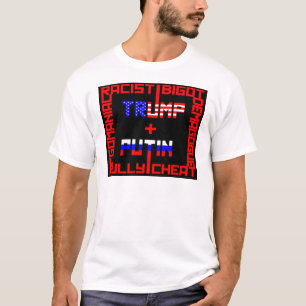 T-shirt Anti trunfo+Putin