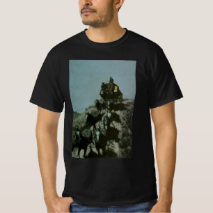 T-shirt Antiga Carruagem das Planícies por Remington