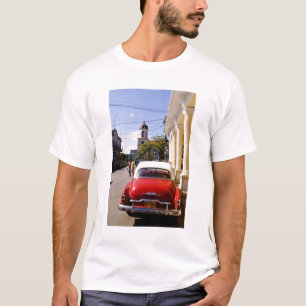 T-shirt Antigo carro americano clássico em Guanabacoa uma