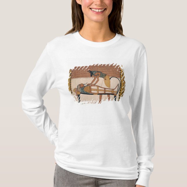 T-shirt Anubis atende à mamã de Sennedjem (Frente)