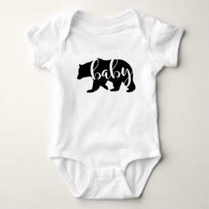T-shirt Anúncio da gravidez do urso do bebê, bebê novo