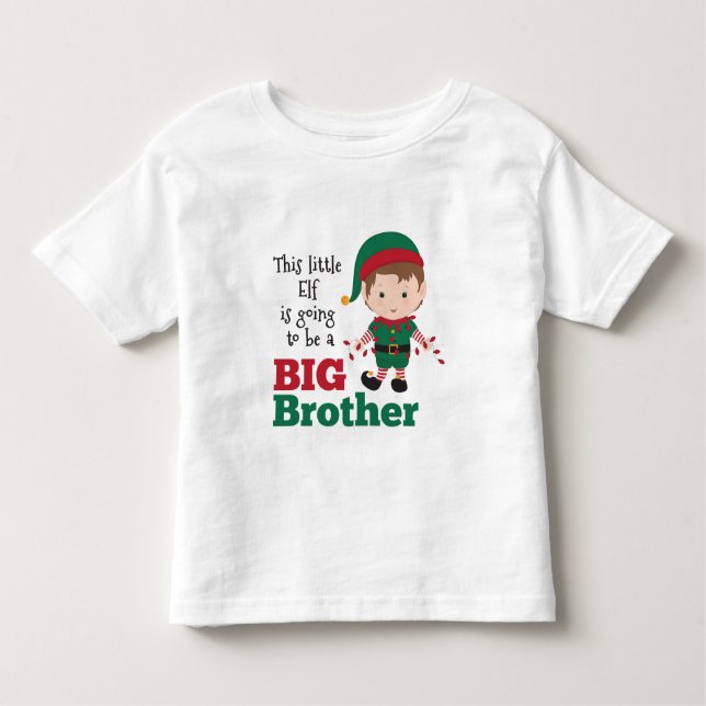 T-shirt Anúncio do Big Brother no Natal Elf (Frente)