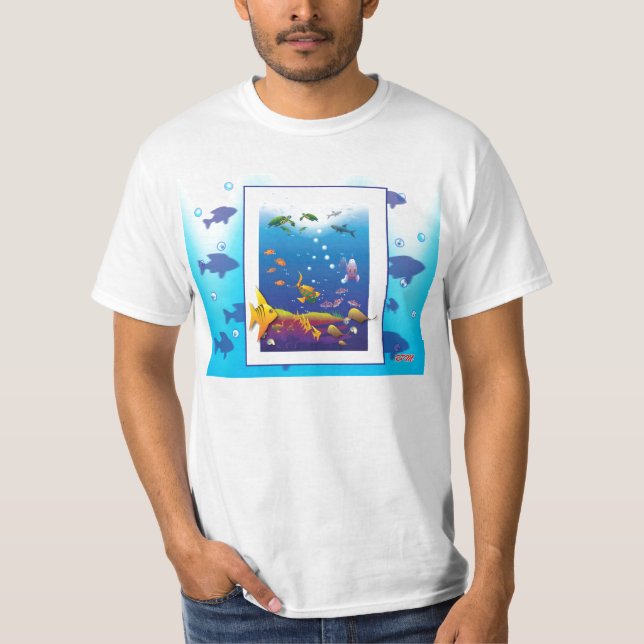 T-shirt Ao longo do grande recife de coral (2) (Frente)