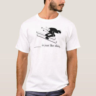 T-shirt Apenas como o esqui