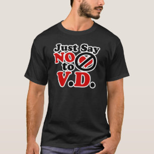 T-shirt Apenas diga não ao Dia de os namorados