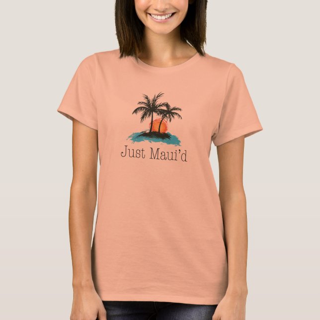 T-shirt Apenas MauidTropical Apenas Maui (Frente)