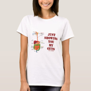 T-shirt Apenas Mostrando Minhas Entranhas (Humor do Sistem