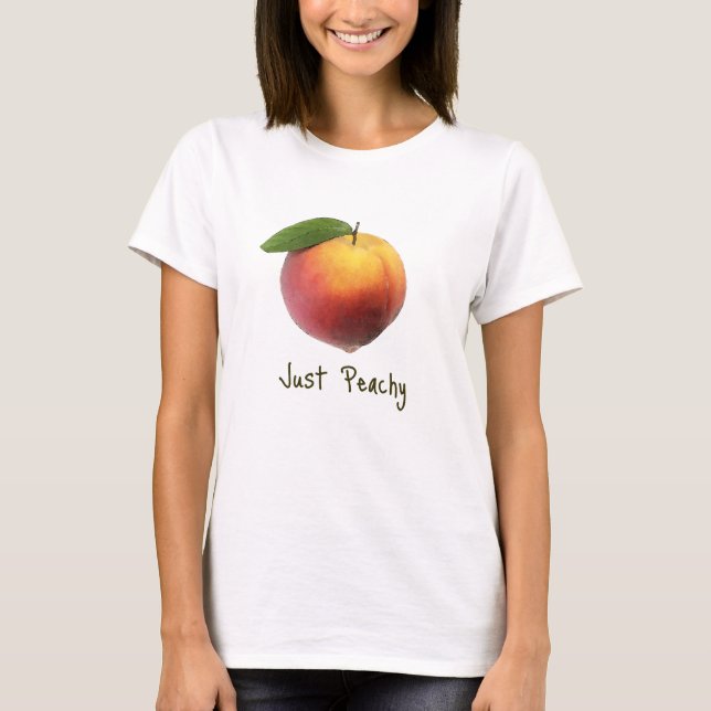 T-shirt Apenas Peachy (Frente)