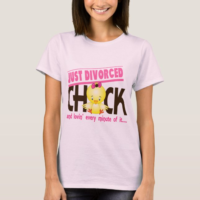 T-shirt Apenas Pintinho Divorciado (Frente)