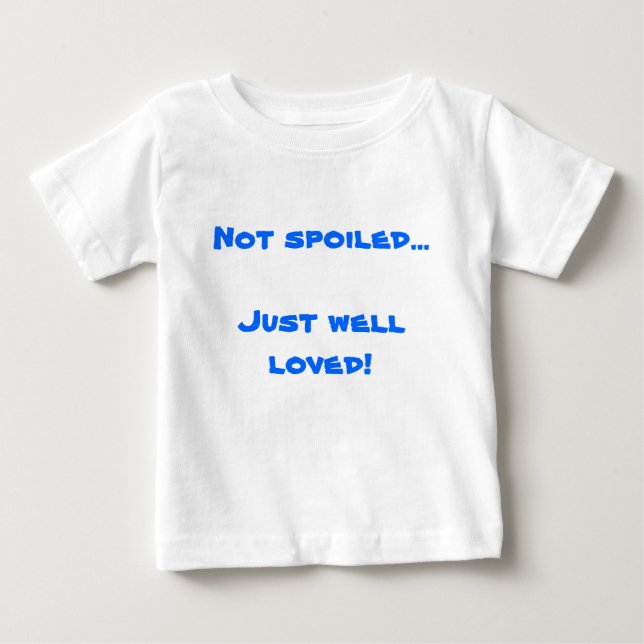 T-shirt … Apenas poço não estragado amado! (Frente)