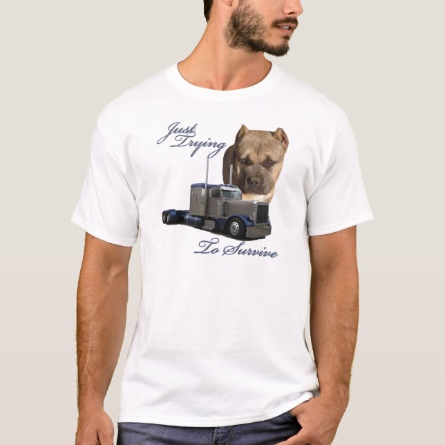 T-shirt Apenas tentando sobreviver (Frente)