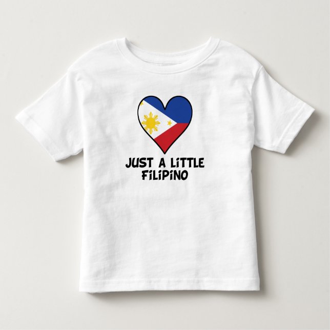 T-shirt Apenas um filipino pequeno (Frente)