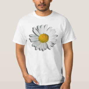 T-shirt Apenas um Flor Marguerite + seu texto e suas ideia