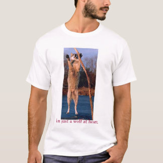 T-shirt Apenas um lobo no coração