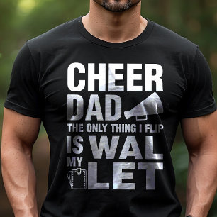 T-shirt Aplaudir Pai A única Coisa Que Eu Viro É a Minha C