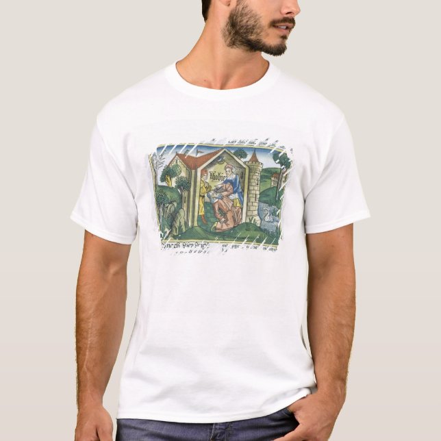 T-shirt Apócrifo: Tobit é cegado pelo excremento do pardal (Frente)