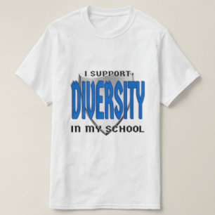 T-shirt Apoiar a diversidade na minha escola