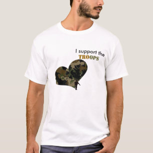 T-shirt apoie as tropas