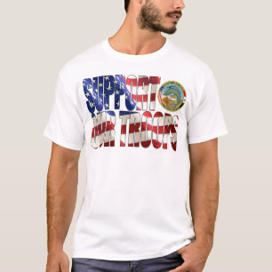 T-shirt Apoie nossas tropas