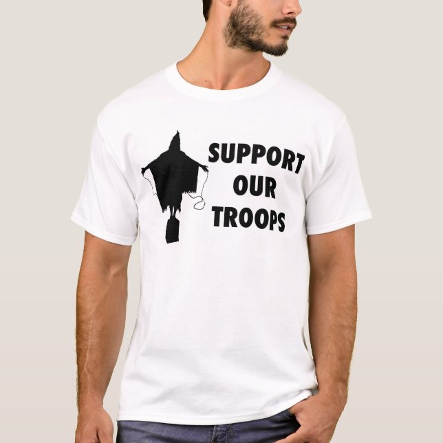 T-shirt Apoie nossas tropas (Frente)