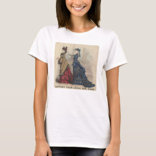 T-shirt Apoie seu grupo local da menina