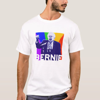 T-shirt Apoio das máquinas de lixar LGBT de Bernie