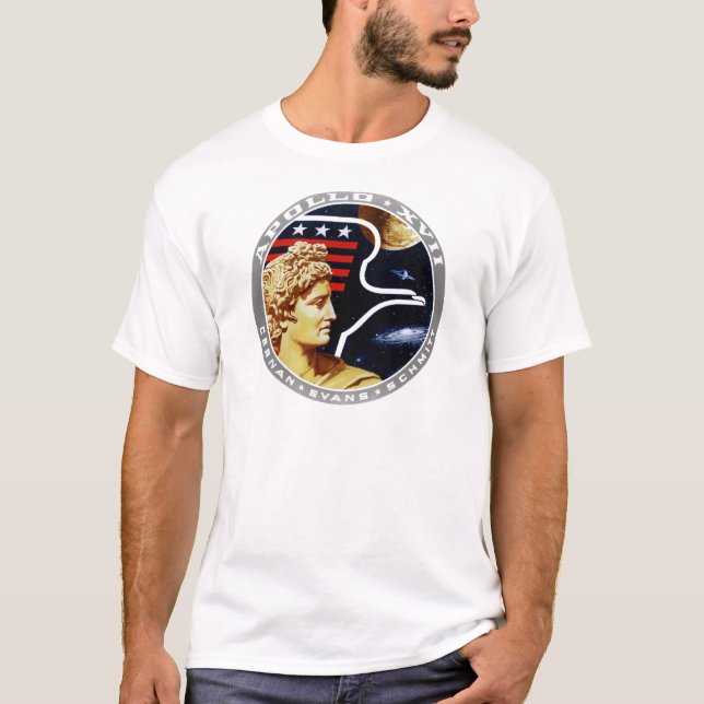 T-shirt Apollo 17: O final Hurrah! (Frente)