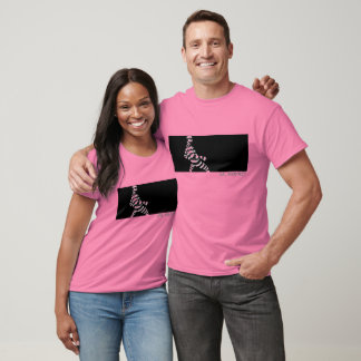 T-shirt apontamento de faixas