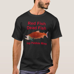 T-shirt Após o Salmão - Parar o Pebble Mine
