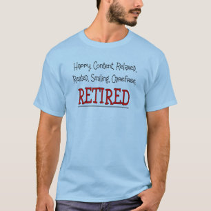 T-shirt "APOSENTOU-SE feliz, despreocupado, relaxam"…