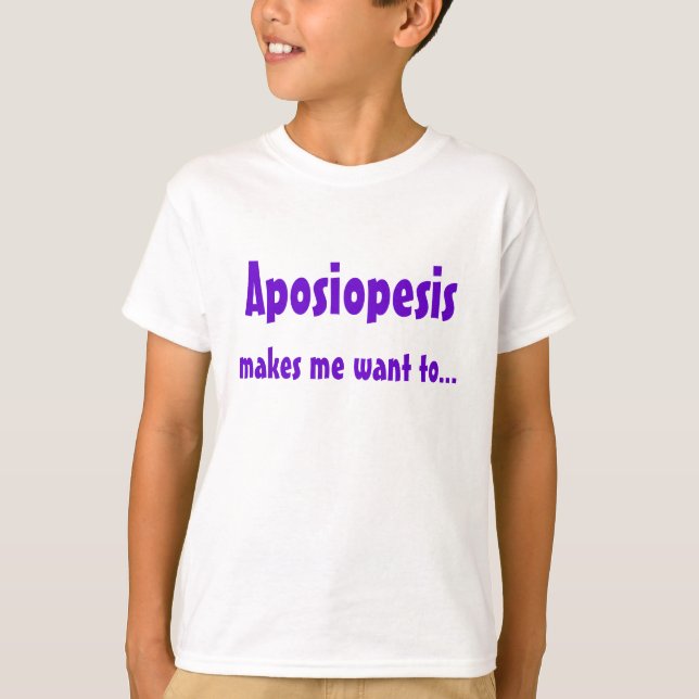 T-shirt Aposiopesis (Frente)