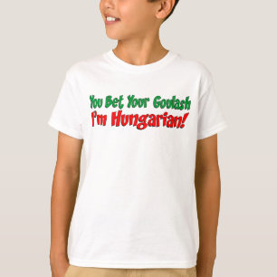 T-shirt Aposte seu Goulash em húngaro