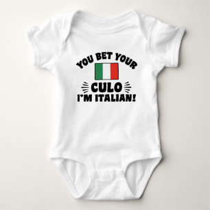T-shirt Aposto que sou italiano.