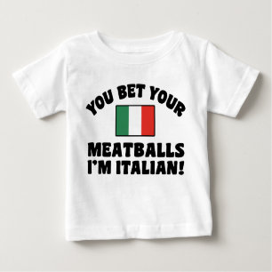 T-shirt Aposto que sou italiano.
