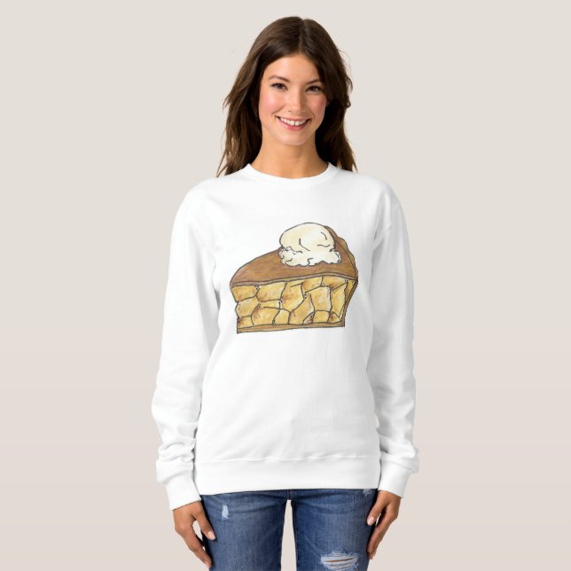 T-shirt Apple Pie a la Mode Slice Dessert Sweet (Frente Completa)
