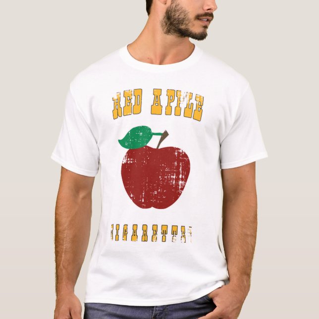 T-shirt Apple vermelho (Frente)