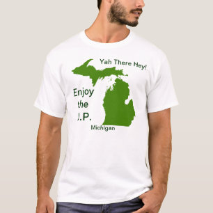 T-shirt Aprecie o U.P. Michigan com a Dinamarca Yoopers