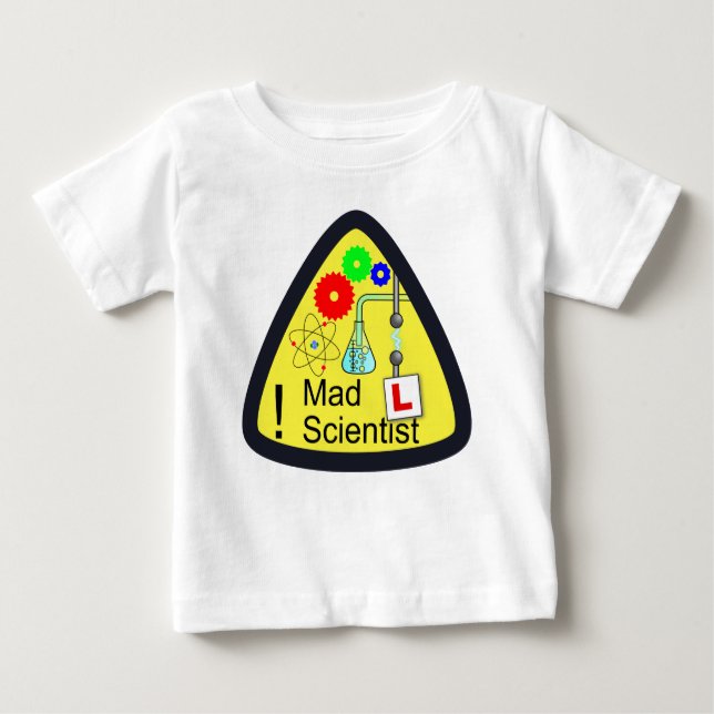 T-shirt Aprendiz de Cientista Louco (Frente)