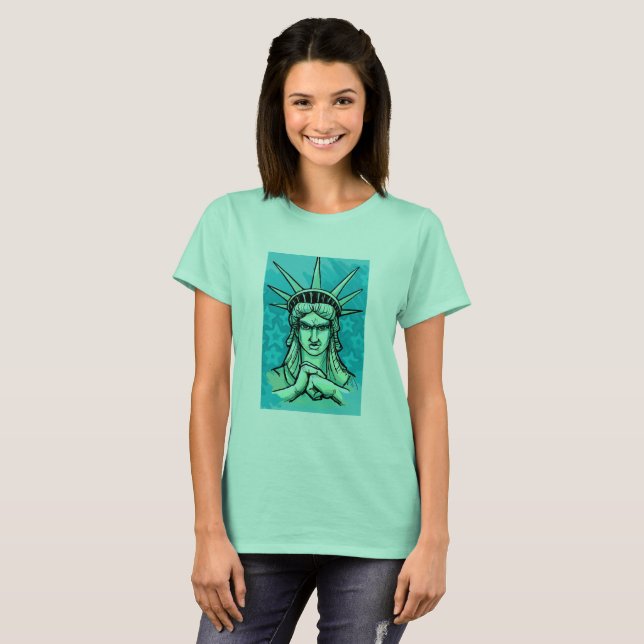 T-shirt Apronte para perfurar algo liberdade (Frente Completa)