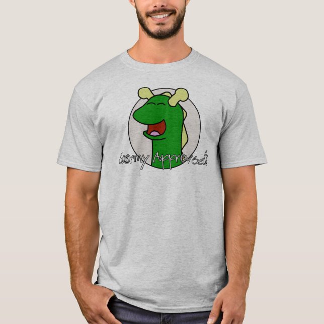 T-shirt Aprovado Wormy! (Frente)