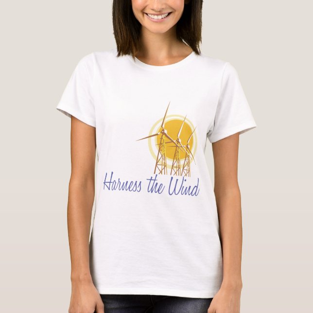 T-shirt Aproveite o vento (2) (Frente)