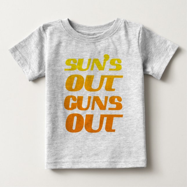 T-SHIRT APTIDÃO E GINÁSIO SOL FORA ARMAS FORA (Frente)