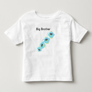 T-shirt Aqua Baby Bird Big Brother
